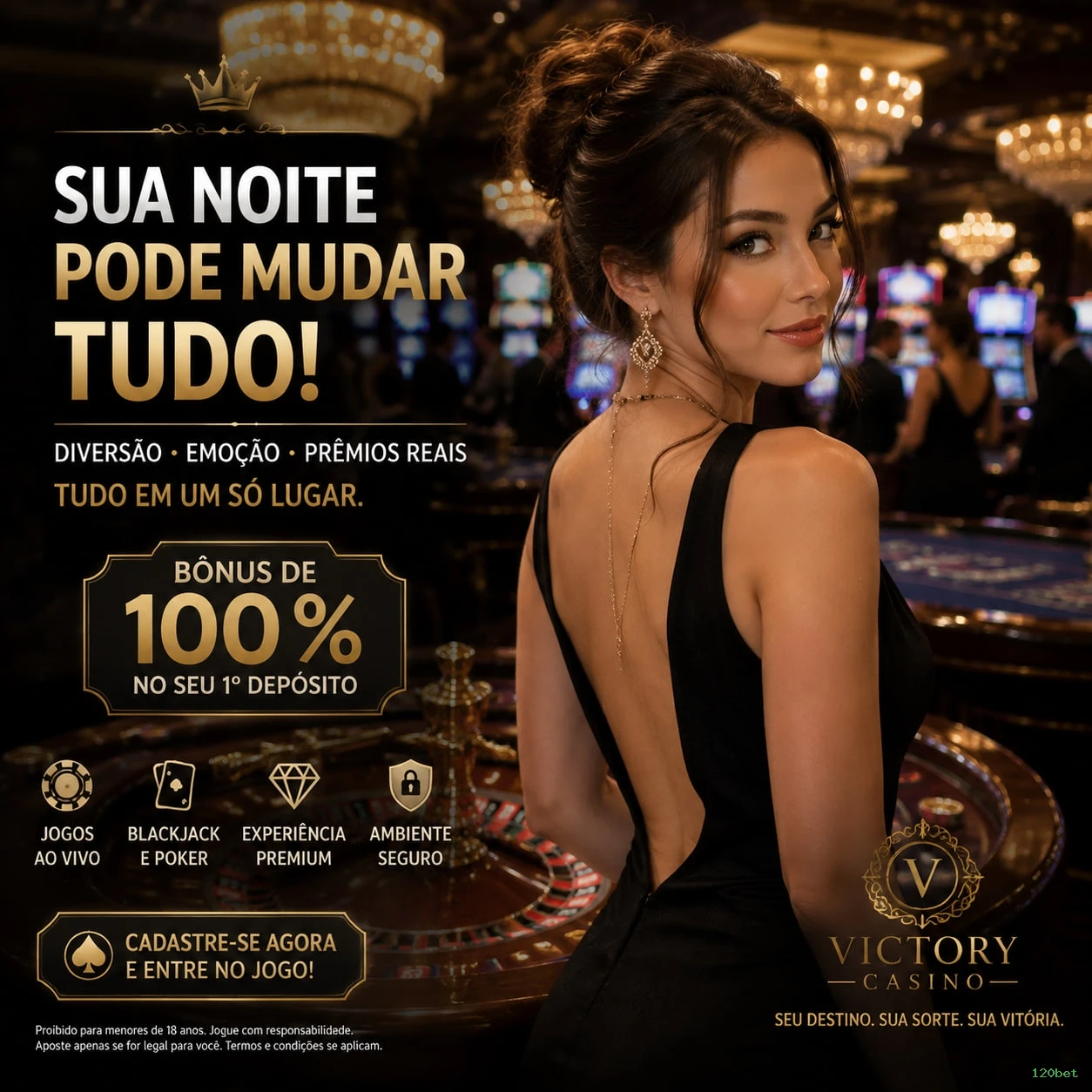 Bônus exclusivos membros VIP 120bet